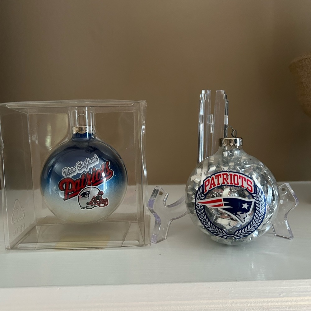 NFL New England Patriots Christmas Ornaments